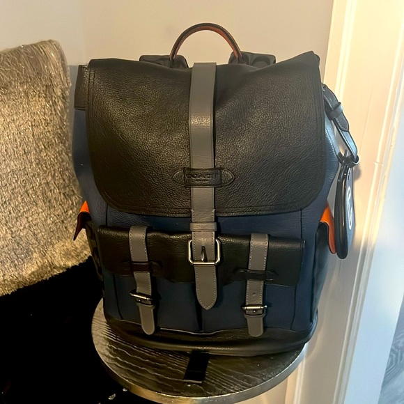 AUTHENTIC COACH HUDSON BACKPACK IN COLOR BLOCK - Picture 10 of 16